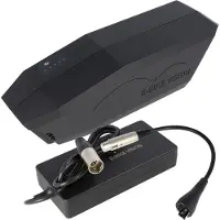 E bike Unterrohr Power Pack lite E-Bike Akku inkl. Ladegerät und Ladeadapter exakt passend für das Bosch Active und Performance Antriebssystem 10Ah 360Wh 1,8 Kg