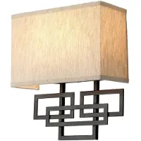 Elstead Lighting Elstead Lanza Wandleuchte E14 2-fach Ölgeriebene Bronze