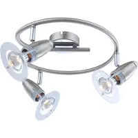 Globo Lighting Strahler Metall verchromt, 3x E14 R50