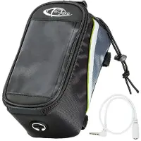 TecTake Fahrradtasche mit Rahmenbefestigung Zusätzliche Spannseil-Sicherung