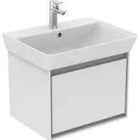 Ideal standard IS Waschtisch Connect Air Cube 1 Hl. m.Ül. 600x460x160mm Weiß
