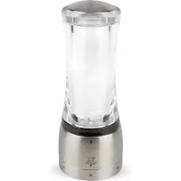 Peugeot Salzmühle DAMAN 16cm Acryl Edelstahl uSelect Zirkonia-Mahlwerk Gewürze