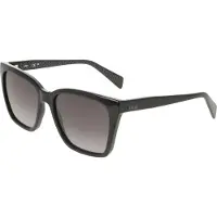 Liu jo LJ818S Damen-Sonnenbrille Vollrand Eckig Kunststoff-Gestell, schwarz