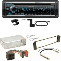 Kenwood KDC-BT740DAB Digitalradio USB CD Einbauset für Seat Leon Toledo 1M