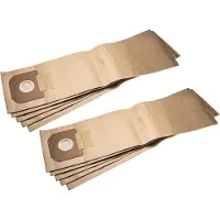 VHBW 10x Staubbeutel kompatibel mit Kärcher NT 561 Eco, NT 55/1 Tact Te, NT 561 Eco Craft, NT 55/1 Tact TE M Staubsauger - 39cm x 20cm braun