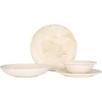 Bonna Geschirrset (Small) - Nacrous - 24 teilig - 6 Personen - Porzellan
