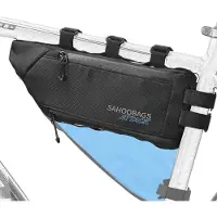 Roswheel Fahrradtasche Rahmentasche Wasserfest 5L Schwarz Blau One Size Waterproof Fahrrad erweiterterer Stauraum geräumig robust