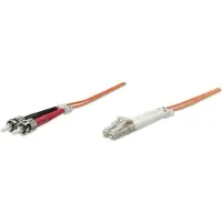 Intellinet LWL Anschlusskabel LC/ST 2M Multimode OM1 orange