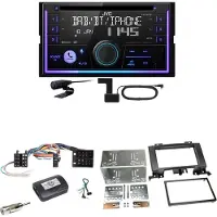 JVC KW-DB95BT Bluetooth DAB CD USB Einbauset für Mercedes Sprinter W906 Crafter