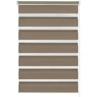 Gardinia EASYFIX Doppelrollo mocca 120 x 150 cm