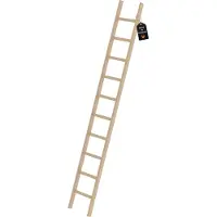Proregal Sprossen-Anlegeleiter Holz ohne Traverse 10 Sprossen