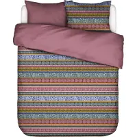 Essenza Flanell-Bettwäsche-Garnitur Lita Farbe Mauve Größe 155x220+80x80