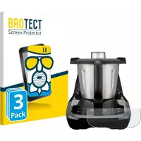 BROTECT 3x Entspiegelungs Schutzglas für SilverCrest Monsieur Cuisine compact Schutzfolie Panzer Folie Glas Display Schutz matt