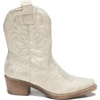 Smile Favorites Korte Cowboylaarzen Goud Spray Stiksels