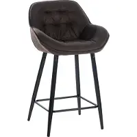 CLP Barhocker Gibson braun Material Stoff
