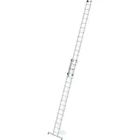 Proregal Sprossen-Seilzugleiter 2-teilig mit nivello-Traverse 2x16 Sprossen