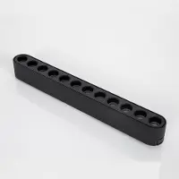 LEDKIA LED-Linealstrahler für Magnetschiene 25mm SuperSlim 12W 48V Schwarz Grid 222mm 2700K Warmweiß