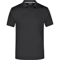 James & nicholson Men's Polo High Performance Funktionspolo black, Gr. 3XL