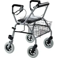 Rehaforum Medical XXL Rollator Actimo Basic XXL, faltbarer Schwerlast-Rollator bis 280 kg