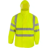 Prevent Warnschutz-Regenjacke PREVENT gelb Größe M - RJG/M
