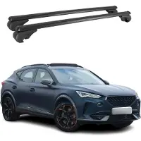 Omtec Dachträger Grundtäger für Cupra Formentor 2020-2025 75kg Aluminium Schwarz 2 tlg