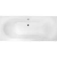 BELVIT Vienna Acryl Badewanne Rechteckig 170x75 cm & 180x80 cm – freistehende Badewanne mit Mittelablauf, höhenverstellbaren Standfüßen & wärmeisolier