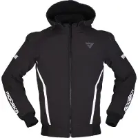 Modeka Clarke Sport Motorrad Jacke, schwarz/weiß, 3XL