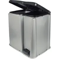 Centi Treteimer mit Einsätzen, 1 x 14 l und 1 x 6 l, 40 x 40 x 31 cm, Polyproplyen