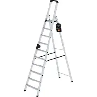 Proregal Stufen-Stehleiter einseitig begehbar 10 Stufen
