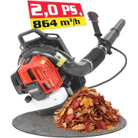 HECHT 952 Laubbläser mit Tragegurt | 1,45 kw / 2 PS | 864 m³/h | 134 cm Blasrohr | 52 cm³