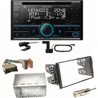 Kenwood DPX-7300DAB Bluetooth DAB Einbauset für Kia Sorento JC Rio DC Carnival