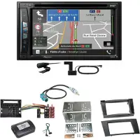 Pioneer AVIC-Z730DAB Navigation Bluetooth Einbauset für Mercedes W211 CLS W219