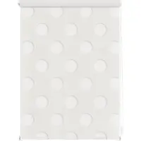 Lichtblick Duo Rollo Kreis Klemmfix, ohne Bohren Weiß, 150 cm, 110 cm x 150 cm (B x L)