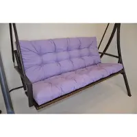 Rattani Premium Kissen , Polster für Hollywoodschaukel , Gartenschaukel , Gartenbank B 120 cm , Fb. Colore viola ( violett )