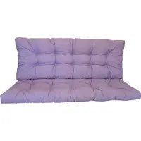 Rattani Premium Kissen , Polster für Hollywoodschaukel , Gartenschaukel , Gartenbank B 140 cm , Fb. Colore viola ( violett )