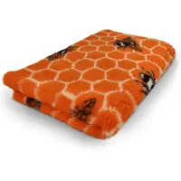 Vetbed Vet Bed Hundebett mit Antirutschbeschichtung Bees - Orange 150 x 100 cm