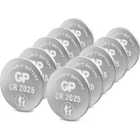GP CR2025 Lithium Knopfzelle 3V 10 Stück