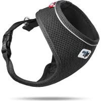 Curli Basic Geschirr Air-Mesh schwarz, Größe: XS / Gewicht: 2-4 kg