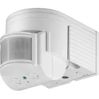 Goobay ODA, Passiver Infrarot-Sensor (PIR), Verkabelt, Zimmerdecke, Weiß, IP44, 3 Lux