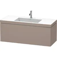 Duravit Waschtischunterbau L-CUBE m WT Vero Air 500x1200x480mm 1 HL bas ma 1 Hahnloch basalt matt