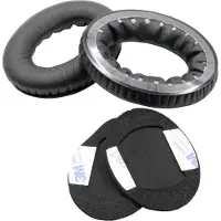 VHBW Ohrpolster kompatibel mit Bose Around-Ear AE1 Kopfhörer Headset, Polyurethan / Schaumstoff Schwarz