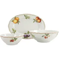 Creatable , 17036, Flora Orchard, Servierset 3-tlg , Porzellan