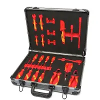 HBM Elektriker-Werkzeug-Set 25-teilig, VDE-Werkzeug im Koffer