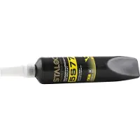 Staloc 5S77 Gewindedichtung niedrigfest für Rohre und Schraubverbindungen - Gewindedichtmittel, Rohrgewindedichtung, 250ml gelb