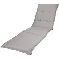 Kopu Prisma Silver – Extra bequemes Liegekissen 195 x 60 cm – Grau