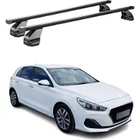 Omac Menabo Dachträger Grundtäger für Hyundai i30 2016-2020 5tür 75kg Stahl Schwarz
