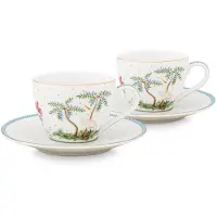Pip studio Jolie Dots Gold Espressotasse & Untertasse Set2