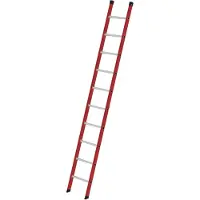 Proregal Sprossen-Anlegeleiter GFK/Alu ohne Traverse 10 Sprossen