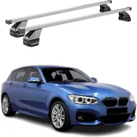 Menabo Dachträger für BMW 1er F20 F21 2012-2019 75kg Stahl Silber 2x