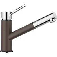 BLANCO Küchenarmatur mit Handbrause KANO-S chrom cafe 527651